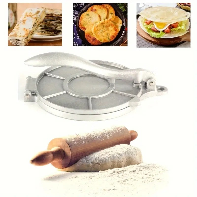 WonderChef™ - מכשיר מקצועי ללחיצת בצק - להכנת טורטיות, פיצות ועוד